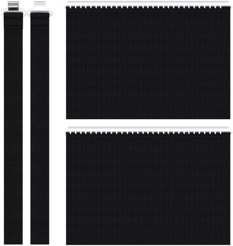 16 Pcs Shin Guard Replacement Straps 13 Inch Baseball Softball Catchers Gear Straps Black Youth Sport Leg Guard Straps with Metal Clips for Replacement Adult Kids in Saudi Arabia