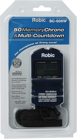 Robic Stop Watches ROBIC SC-606W 50 Memory Chrono & Countdown in Kuwait