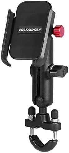Motowolf Silicone Non-Slip 4-6.5 Inch Mobile Phone Support Bicycle Mobil Racing Stand Cell Phone Holder for Motorcycle in Saudi Arabia