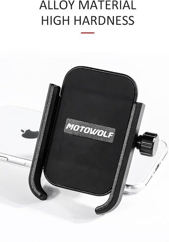 Motowolf Silicone Non-Slip 4-6.5 Inch Mobile Phone Support Bicycle Mobil Racing Stand Cell Phone Holder for Motorcycle in Saudi Arabia