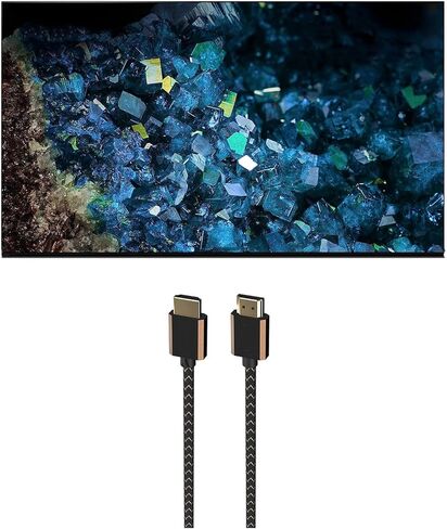 تلفزيون سوني XR65A80L 65 بوصة 4K HDR OLED الذكي Google TV مع ميزات PS5 مع كابل 3S-4KHD2-2.5M III Series 4K HDMI 2.5 متر (2023) in Kuwait