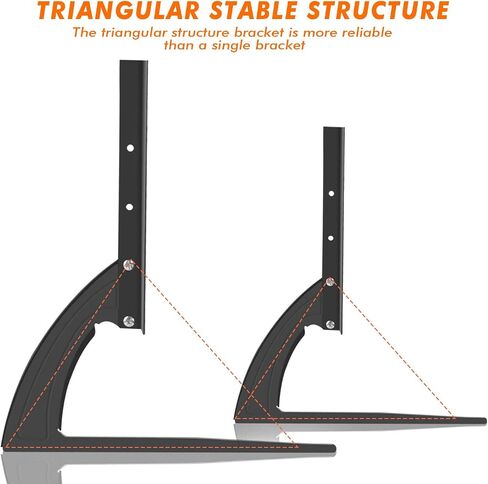 Universal TV Stand Base Replacement, Table top Pedestal Mount Fits 32 37 40 42 47 50 55 60 inch LCD LED Plasma TVs, VESA up to 800 x 400mm in Saudi Arabia