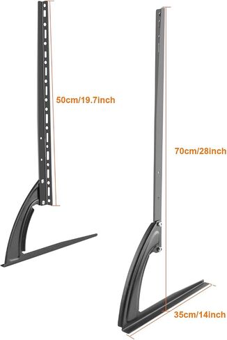 Universal TV Stand Base Replacement, Table top Pedestal Mount Fits 32 37 40 42 47 50 55 60 inch LCD LED Plasma TVs, VESA up to 800 x 400mm in Saudi Arabia