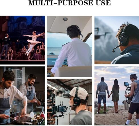 Hollyland Solidcom C1 نظام سماعة رأس اتصال داخلي لاسلكي مزدوج كامل لـ 4 مستخدمين حتى 1000 قدم - 4 سماعات أذن فردية مع مناديل تنظيف SolidSignal وحزمة أغطية الأذن للاستعمال مرة واحدة (C1-4S) in Kuwait