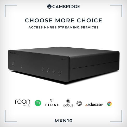 Cambridge Audio MXN 10 - Compact Separate High Resolution WiFi Network Audio Player and Streamer Featuring Bluetooth 5.0, Internet Radio and ESS Sabre DAC - Lunar Grey in Kuwait