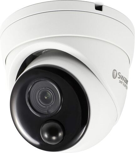 Swann Home Security Camera System with 2TB HDD, 8 Channel 8 Cam, POE Cat5e NVR 4K HD Video, Indoor or Outdoor Wired Surveillance CCTV, Color Night Vision, Heat Motion Detection, Dome Cams, 886808FB in Saudi Arabia