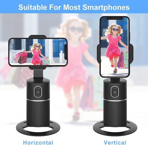JOYTRIP Auto Tracking Phone Holder,360° Rotation Face Body Track Mount,Tracking Tripod for Vlog Shooting Live Streaming,Build-in Battery,No APP Required(Pink)… in Kuwait