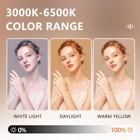 6500K LED Ring Light for Computer Laptop, Selfie Light Rechargeable Phone Ring Light with Adjusted 3 Light Modes for Phone, iPad, Camera, Laptop, Light for Phone, Selfie, Zoom Calls, Video Conference in Kuwait