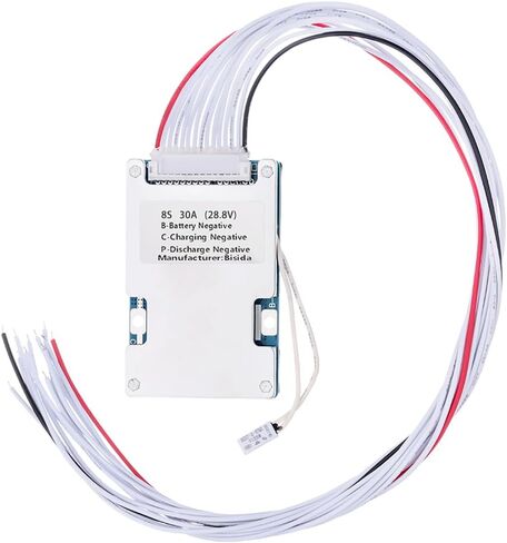 Bisida BMS 8S 28.8V 50A ثنائي الفينيل متعدد الكلور المحمول المشترك مع التحكم المتوازن في درجة الحرارة 18650 للطائرات بدون طيار، حزم بطارية ليثيوم أيون نموذجية in Saudi Arabia
