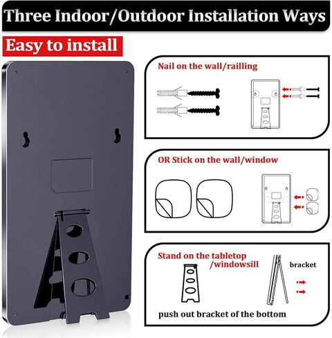 2023 TV Antenna for Smart TV Up 800 + Miles, Indoor Digital Antenna Outdoor Long rang for All TVs VHF UHF High Gain, Antenna Amplifier Signal Booster Support 8k 4k 1080p Fire Stick & HDTV Cable in Kuwait