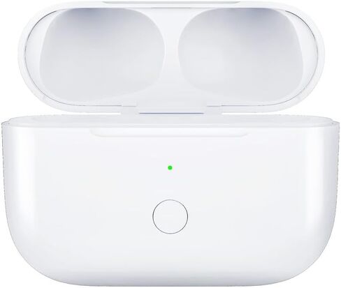 Wireless Charging Case Compatible with AirPods Pro 1st & 2nd Generation, for Airpods Pro Charger Replacement Cases, Support Bluetooth Pairing&Sync Button,661 Mah Built-in Battery,White in Saudi Arabia