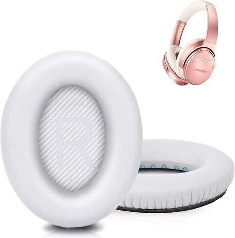 Premium Replacement Ear Pads for Bose QC35 & QC35ii Headphones Made by GEVO- Comfortable Adaptive Memory Foam and Extra Durable - Fits QuietComfort 35 & 35ii / SoundLink 1&2 AE（Over-Ear） (Silver) in Kuwait