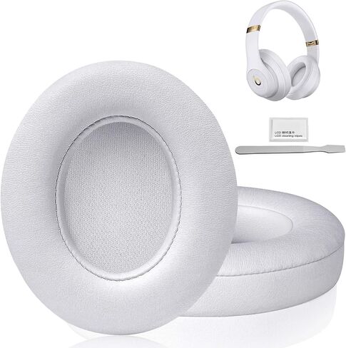 FEYCH Beats Studio Replacement Earpads for Beats Studio 3 &Beats Studio 2 (B0500/ B0501) 2 Pieces Noise Isolation Comfortable Memory Foam Ear Cushions (Black) in Kuwait