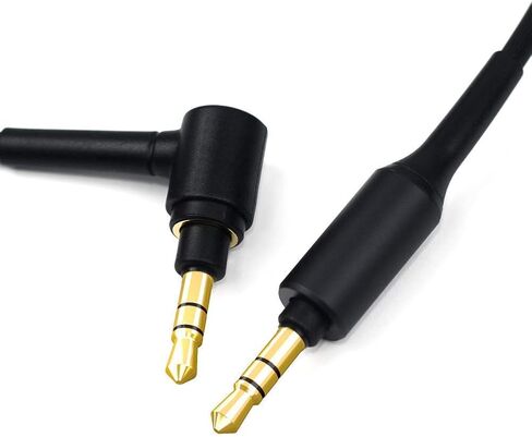 سلك كابل صوت بديل لسماعات الرأس Asobilor WH-1000XM3 متوافق مع سماعات Sony WH-1000XM4 MDR-1000X MDR-XB950BT MDR-10R MDR-10RC MDR-10RBT MDR-NC50 MDR-NC200D مقبس 3.5 مم (ذهبي) in Kuwait
