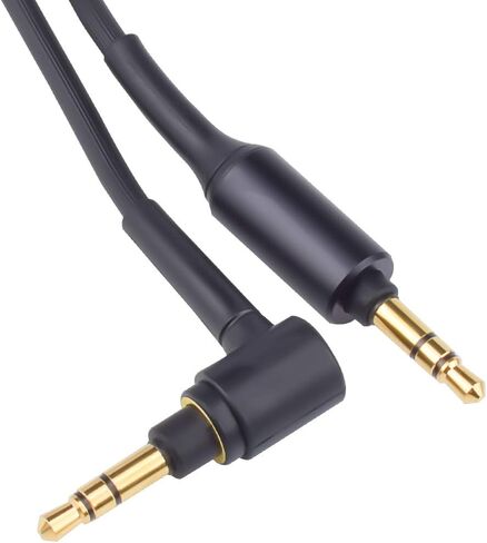سلك كابل صوت بديل لسماعات الرأس Asobilor WH-1000XM3 متوافق مع سماعات Sony WH-1000XM4 MDR-1000X MDR-XB950BT MDR-10R MDR-10RC MDR-10RBT MDR-NC50 MDR-NC200D مقبس 3.5 مم (ذهبي) in Kuwait