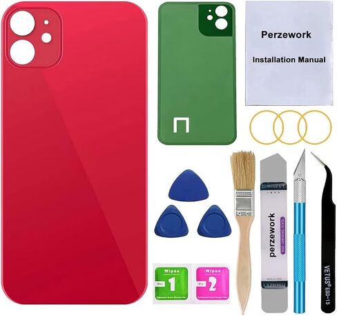 OEM Rear Back Glass Replacement for iPhone 11 6.1 inches with Reparing Toolkit and Pre-Installed Adhesive (Black) in Saudi Arabia