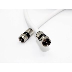 Mgsicil 30ft RG6 F Type Cable for Broadband and Digital TV Aerial,Quad Shielded Coax Cable Satellite TV Coaxial Wire,High-Speed Internet in Saudi Arabia