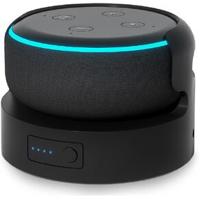قاعدة البطارية لبطارية Dot 3rd Gen & Google Mini 2 شاحن محمول لبطارية Dot 3rd الاحتياطية 16 ساعة من وقت التشغيل، لا تشمل D0t 3 in Kuwait