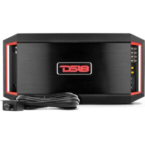 DS18 GEN-X6000.1 Car Audio Amplifier 1-Channel Class D 6000 Watts Max Monoblock Amp - Bass Remote Knob Included - Lightweight Design - High Efficiency Rate