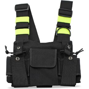 Radio Chest Harness Chest Front Pack Pouch Holster Vest Rig for Two Way Radio Walkie Talkie(Rescue Essentials) in Saudi Arabia