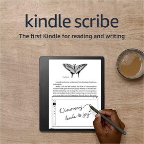 Certified Refurbished Kindle Scribe (16 GB) the first Kindle for reading, writing, journaling and sketching - with a 10.2" 300 ppi Paperwhite display, includes Basic Pen in Kuwait