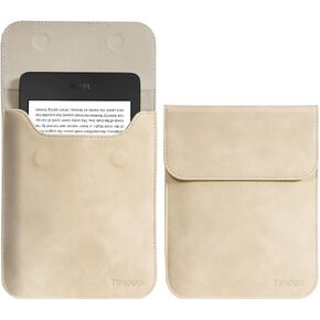TiMOVO 6 Inch Sleeve for All-New Kindle 2022/Kindle 2019/Kindle Paperwhite 6.8 Inch/Kindle Voyage/Kindle (8th Gen, 2016)/Kindle Touch/Kindle 4/5, Protective Pouch Bag Case Cover, Apricot