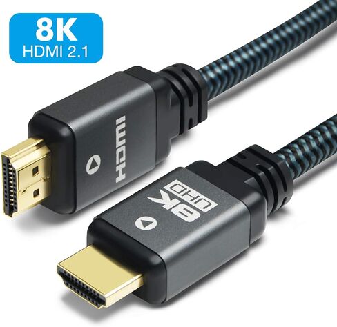 Yauhody 8K HDMI Cable 6.6ft 3 Pack, 48Gbps High Speed HDMI 2.1 (6.6ft 3P) in Kuwait