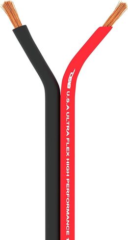 DS18 SW-12GA-100RB 12-GA Ultra Flex Speaker Wire Red and Black 100FT - Speaker Cable for Audio Applications in Kuwait