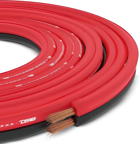 DS18 SW-12GA-100RB 12-GA Ultra Flex Speaker Wire Red and Black 100FT - Speaker Cable for Audio Applications in Kuwait