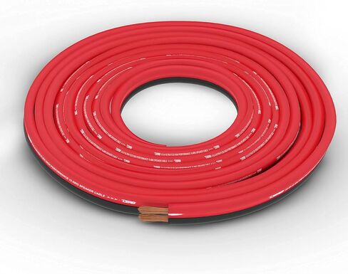 DS18 SW-12GA-100RB 12-GA Ultra Flex Speaker Wire Red and Black 100FT - Speaker Cable for Audio Applications in Kuwait