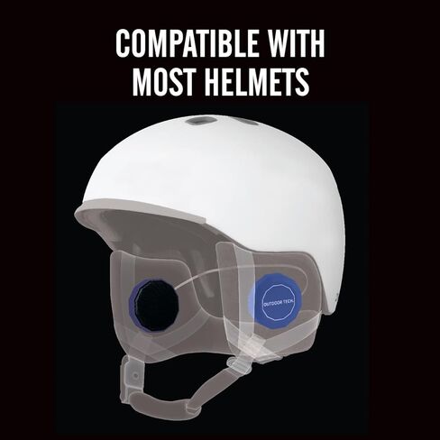 تقنية خارجية - Chips 3.0 - مكبرات صوت خوذة بلوتوث لاسلكية حقيقية للتزلج والتزلج على الجليد وركوب الدراجات الجبلية والتسلق، أزرق in Kuwait