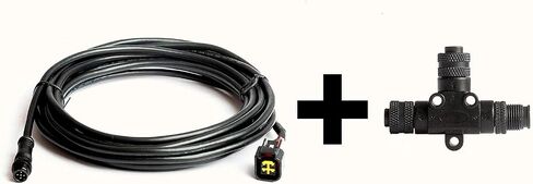 JustMarineCables Yamaha Engine Interface Cable for NMEA 2000 Yacht Network, T-Connector Included (1; 2; 4,5; 6m) (2m) in Saudi Arabia