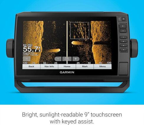 Garmin ECHOMAP UHD 93sv: جهاز رسم الخرائط بشاشة تعمل باللمس مقاس 9 بوصات مع جهاز LakeVü g3 الأمريكي وGT54UHD-TM Ultra High-Definition Sonar (متجدد) in Kuwait