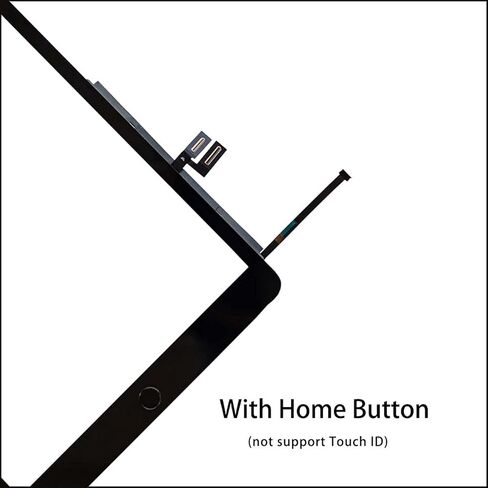 محول رقمي بديل لشاشة iPad 8 2020 الجيل الثامن 10.2 بوصة A2270 A2428 A2429 A2430 مجموعة زجاجية تعمل باللمس تتضمن زر الصفحة الرئيسية + لاصق مثبت مسبقًا + مجموعة أدوات، أبيض in Kuwait