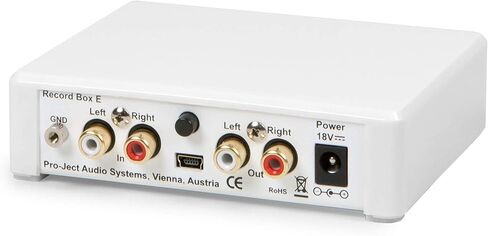 Pro-Ject Record Box E USB Phonograph Preamplifier (White) in Saudi Arabia