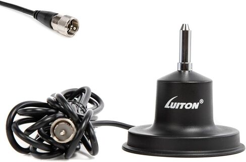 CB Antenna 28 inch - Heavy Duty Magnetic Mount CB Radio Antenna with 10ft Coaxial Cable - Full Kit for Truck Car - LUITON 100km/h Wind Tunnel Tested in Saudi Arabia
