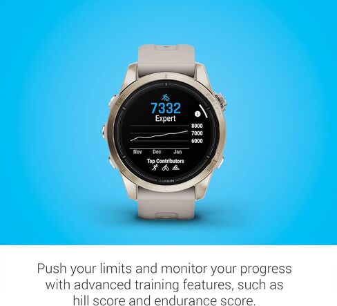 Garmin epix Pro (الجيل 2) إصدار Sapphire، 51 ملم، ساعة ذكية عالية الأداء، تقنية تدريب متقدمة، مصباح يدوي مدمج، أسود in Kuwait