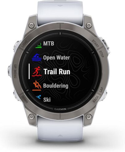 Garmin epix Pro (الجيل 2) إصدار Sapphire، 51 ملم، ساعة ذكية عالية الأداء، تقنية تدريب متقدمة، مصباح يدوي مدمج، أسود in Kuwait