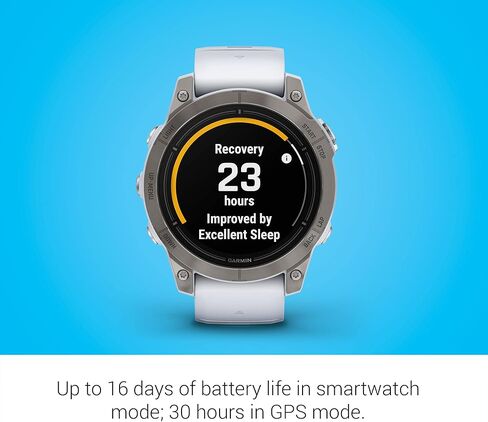 Garmin epix Pro (الجيل 2) إصدار Sapphire، 51 ملم، ساعة ذكية عالية الأداء، تقنية تدريب متقدمة، مصباح يدوي مدمج، أسود in Kuwait