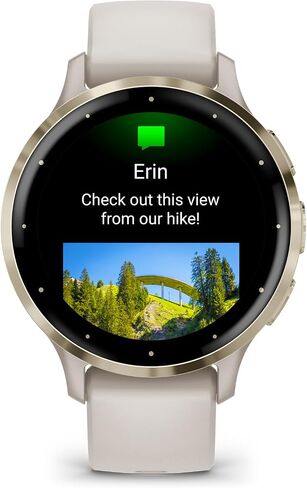 Garmin Venu® 3S, Premium Fitness Smartwatch, 41mm, French Gray | Body Battery™ Energy Monitoring, Sleep Coach, Built-In Sports Apps, Built-In Speaker & Mic, Workout Benefit & Recovery Time in Kuwait