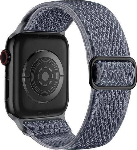 أحزمة Lerobo المرنة المتوافقة مع أحزمة ساعة Apple 44 مم 45 مم 42 مم 49 مم 38 مم 40 مم 41 مم، حلقة بديلة قابلة للتمدد من النايلون الناعم متوافقة مع Apple Watch Ultra 2 iWatch SE Series 9 8 7 6 5 4 3 2 1 النساء والرجال in Kuwait