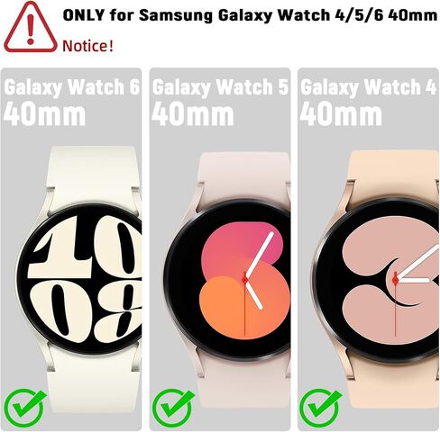 SPGUARD [4 Pack] Galaxy Watch 6 40mm Screen Protector & Watch 5 40mm/ Watch 4 40mm Protector,Tempered Glass Accessories for Samsung Watch 6/5/4 40mm in Saudi Arabia