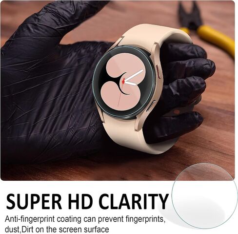 SPGUARD [4 Pack] Galaxy Watch 6 40mm Screen Protector & Watch 5 40mm/ Watch 4 40mm Protector,Tempered Glass Accessories for Samsung Watch 6/5/4 40mm in Saudi Arabia