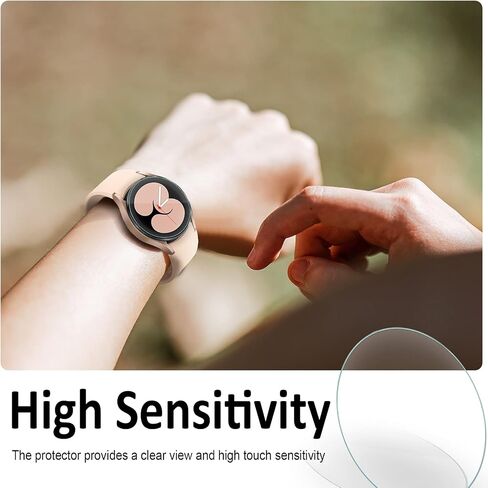SPGUARD [4 Pack] Galaxy Watch 6 40mm Screen Protector & Watch 5 40mm/ Watch 4 40mm Protector,Tempered Glass Accessories for Samsung Watch 6/5/4 40mm in Saudi Arabia
