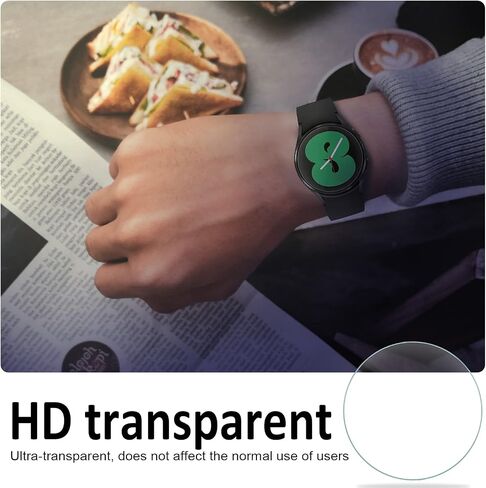 SPGUARD [4 Pack] Galaxy Watch 6 40mm Screen Protector & Watch 5 40mm/ Watch 4 40mm Protector,Tempered Glass Accessories for Samsung Watch 6/5/4 40mm in Saudi Arabia
