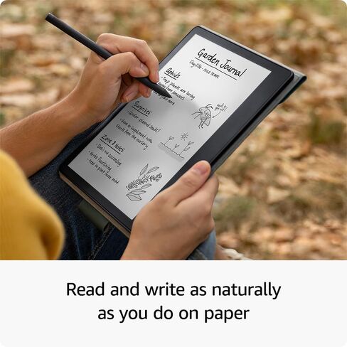Certified Refurbished Kindle Scribe (16 GB) the first Kindle for reading, writing, journaling and sketching - with a 10.2" 300 ppi Paperwhite display, includes Basic Pen in Kuwait