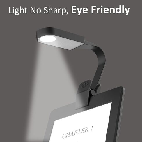 Magnetic Clip on Reading Light for Kindle, Mini Light for Book Reading with 3 Lighting Colors, Angle Adjustable in Kuwait
