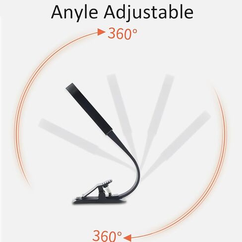 Magnetic Clip on Reading Light for Kindle, Mini Light for Book Reading with 3 Lighting Colors, Angle Adjustable in Kuwait