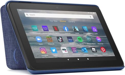 غطاء الكمبيوتر اللوحي Amazon Fire 7 (متوافق فقط مع الجيل الثاني عشر من الأجهزة اللوحية، إصدار 2022) - أسود in Kuwait