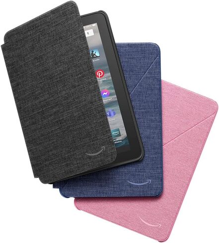 غطاء الكمبيوتر اللوحي Amazon Fire 7 (متوافق فقط مع الجيل الثاني عشر من الأجهزة اللوحية، إصدار 2022) - أسود in Kuwait